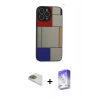 MARSİLYAN™- iPhone 13 Pro Max Kılıf Odak Klasik Serisi - Siyah Bilvis 5in1 3D Magic Cam Ekran Koruyucu + Pers Alüminyum Kamera Lens - GD
