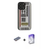 MARSİLYAN™- iPhone 13 Pro Max Kılıf Odak Klasik Serisi - Siyah Bilvis 5in1 3D Magic Cam Ekran Koruyucu + Renkli Kamera Lens Koruma Cam - SI