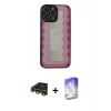 MARSİLYAN™- iPhone 13 Pro Max Kılıf Odak Klasik Serisi - Siyah Bilvis 5in1 3D Magic Cam Ekran Koruyucu + Raze Metal Kamera Lens - GD