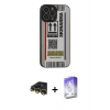 MARSİLYAN™- iPhone 13 Pro Max Kılıf Odak Klasik Serisi - Siyah Bilvis 5in1 3D Magic Cam Ekran Koruyucu + Raze Metal Kamera Lens - GD