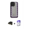 MARSİLYAN™- iPhone 13 Pro Max Kılıf Odak Klasik Serisi - Siyah Bilvis 5in1 3D Magic Cam Ekran Koruyucu + Raze Metal Kamera Lens - GD