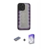 MARSİLYAN™- iPhone 13 Pro Max Kılıf Odak Klasik Serisi - Siyah Bilvis 5in1 3D Magic Cam Ekran Koruyucu + Renkli Kamera Lens Koruma Cam - SI