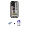 MARSİLYAN™- iPhone 13 Pro Max Kılıf Odak Klasik Serisi - Siyah Bilvis 5in1 3D Magic Cam Ekran Koruyucu + Shine Kamera Lens Koruma Cam - MI