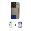 MARSİLYAN™- iPhone 13 Pro Max Kılıf Odak Klasik Serisi - Siyah Bilvis 5in1 3D Magic Cam Ekran Koruyucu + Shine Kamera Lens - GD