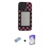 MARSİLYAN™- iPhone 13 Pro Max Kılıf Odak Klasik Serisi - Siyah Bilvis 5in1 3D Magic Cam Ekran Koruyucu + Shine Kamera Lens Koruma Cam - MI