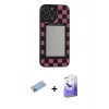 MARSİLYAN™- iPhone 13 Pro Max Kılıf Odak Klasik Serisi - Siyah Bilvis 5in1 5D Magic Hayalet Cam Ekran Koruyucu + Shine Kamera Lens Koruma Cam - MI
