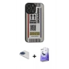 MARSİLYAN™- iPhone 13 Pro Max Kılıf Odak Klasik Serisi - Siyah Bilvis 5in1 5D Magic Hayalet Cam Ekran Koruyucu + Pers Alüminyum Kamera Lens - LT