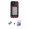MARSİLYAN™- iPhone 13 Pro Max Kılıf Odak Klasik Serisi - Siyah Bilvis 5in1 5D Magic Hayalet Cam Ekran Koruyucu + Shine Kamera Lens Koruma Cam - PE