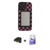 MARSİLYAN™- iPhone 13 Pro Max Kılıf Odak Klasik Serisi - Siyah Bilvis 5in1 5D Magic Hayalet Cam Ekran Koruyucu + Raze Metal Kamera Lens - GD