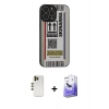 MARSİLYAN™- iPhone 13 Pro Max Kılıf Odak Klasik Serisi - Siyah Bilvis 5in1 5D Magic Hayalet Cam Ekran Koruyucu + Shine Kamera Lens - GD