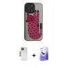 MARSİLYAN™- iPhone 13 Pro Max Kılıf Odak Klasik Serisi - Siyah Bilvis 5in1 5D Magic Hayalet Cam Ekran Koruyucu + Shine Kamera Lens - GD