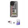 MARSİLYAN™- iPhone 13 Pro Max Kılıf Odak Klasik Serisi - Siyah Bilvis 5in1 5D Magic Hayalet Cam Ekran Koruyucu + Pers Alüminyum Kamera Lens - KI