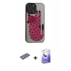 MARSİLYAN™- iPhone 13 Pro Max Kılıf Odak Klasik Serisi - Siyah Bilvis 5in1 5D Magic Hayalet Cam Ekran Koruyucu + Renkli Kamera Lens Koruma Cam - YL