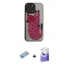 MARSİLYAN™- iPhone 13 Pro Max Kılıf Odak Klasik Serisi - Siyah Bilvis 5in1 5D Magic Hayalet Cam Ekran Koruyucu + Shine Kamera Lens Koruma Cam - MI