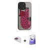 MARSİLYAN™- iPhone 13 Pro Max Kılıf Odak Klasik Serisi - Siyah Bilvis 5in1 5D Magic Hayalet Cam Ekran Koruyucu + Pers Alüminyum Kamera Lens - GI