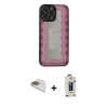 MARSİLYAN™- iPhone 13 Pro Max Kılıf Odak Klasik Serisi - Siyah Bilvis Hayalet Cam Ekran Koruyucu + Pers Alüminyum Kamera Lens - GD