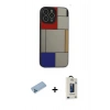 MARSİLYAN™- iPhone 13 Pro Max Kılıf Odak Klasik Serisi - Siyah Bilvis Hayalet Cam Ekran Koruyucu + Shine Kamera Lens Koruma Cam - MI