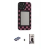 MARSİLYAN™- iPhone 13 Pro Max Kılıf Odak Klasik Serisi - Siyah Bilvis Hayalet Cam Ekran Koruyucu + Renkli Kamera Lens Koruma Cam - PE