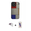 MARSİLYAN™- iPhone 13 Pro Max Kılıf Odak Klasik Serisi - Siyah Joko 5D Cam + Pers Alüminyum Kamera Lens - GI
