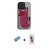 MARSİLYAN™- iPhone 13 Pro Max Kılıf Odak Klasik Serisi - Siyah Joko 5D Cam + Shine Kamera Lens Koruma Cam - PE