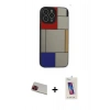 MARSİLYAN™- iPhone 13 Pro Max Kılıf Odak Klasik Serisi - Siyah Joko 5D Cam + Rainbow Kamera Lens Koruma Cam - KI