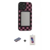 MARSİLYAN™- iPhone 13 Pro Max Kılıf Odak Klasik Serisi - Siyah Joko 5D Cam + Renkli Kamera Lens Koruma Cam - TU