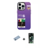 MARSİLYAN™- iPhone 13 Pro Max Kılıf Siluet Çizgi Koleksiyonu - Şeffaf 360 Full Body Arka Koruyucu + Shine Kamera Lens Koruma Cam - MI