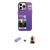 MARSİLYAN™- iPhone 13 Pro Max Kılıf Siluet Çizgi Koleksiyonu - Şeffaf Maxco Cam Ekran Koruyucu + Shine Kamera Lens Koruma Cam - MI