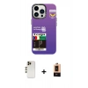 MARSİLYAN™- iPhone 13 Pro Max Kılıf Siluet Çizgi Koleksiyonu - Şeffaf Maxco Cam Ekran Koruyucu + Shine Kamera Lens - GD