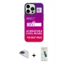 MARSİLYAN™- iPhone 13 Pro Max Kılıf Siluet Çizgi Koleksiyonu - Şeffaf Pasifik Cam Ekran Koruyucu + Pers Alüminyum Kamera Lens - LT