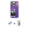 MARSİLYAN™- iPhone 13 Pro Max Kılıf Siluet Çizgi Koleksiyonu - Siyah 6D Mat Seramik Hayalet Nano Ekran Koruyucu + Shine Kamera Lens Koruma Cam - MI