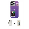 MARSİLYAN™- iPhone 13 Pro Max Kılıf Siluet Çizgi Koleksiyonu - Siyah 6D Mat Seramik Hayalet Nano Ekran Koruyucu + Gold Shine Kamera Lens