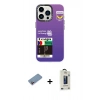 MARSİLYAN™- iPhone 13 Pro Max Kılıf Siluet Çizgi Koleksiyonu - Siyah Bilvis Hayalet Cam Ekran Koruyucu + Shine Kamera Lens Koruma Cam - PE