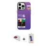 MARSİLYAN™- iPhone 13 Pro Max Kılıf Siluet Çizgi Koleksiyonu - Siyah Joko 5D Cam + Pers Alüminyum Kamera Lens - KI