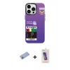 MARSİLYAN™- iPhone 13 Pro Max Kılıf Siluet Çizgi Koleksiyonu - Siyah Joko 5D Cam + Shine Kamera Lens Koruma Cam - MI