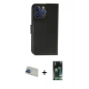 MARSİLYAN™- iPhone 13 Pro Max Kılıf Siluet Işık Serisi - Şeffaf 360 Full Body Arka Koruyucu + Rainbow Kamera Lens Koruma Cam - MI