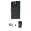 MARSİLYAN™- iPhone 13 Pro Max Kılıf Siluet Işık Serisi - Şeffaf 360 Full Body Arka Koruyucu + Rainbow Kamera Lens Koruma Cam - MI