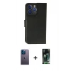 MARSİLYAN™- iPhone 13 Pro Max Kılıf Siluet Işık Serisi - Şeffaf 360 Full Body Arka Koruyucu + Neon Fosforlu Kamera Lens - MI