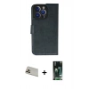 MARSİLYAN™- iPhone 13 Pro Max Kılıf Siluet Işık Serisi - Şeffaf 360 Full Body Arka Koruyucu + Rainbow Kamera Lens Koruma Cam - REGD