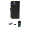 MARSİLYAN™- iPhone 13 Pro Max Kılıf Siluet Işık Serisi - Şeffaf 360 Full Body Arka Koruyucu + Renkli Kamera Lens Koruma Cam - YL