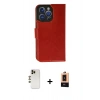 MARSİLYAN™- iPhone 13 Pro Max Kılıf Siluet Işık Serisi - Şeffaf Maxco Cam Ekran Koruyucu + Shine Kamera Lens - GD