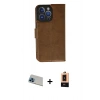 MARSİLYAN™- iPhone 13 Pro Max Kılıf Siluet Işık Serisi - Şeffaf Maxco Cam Ekran Koruyucu + Rainbow Kamera Lens Koruma Cam - MI