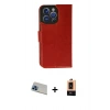 MARSİLYAN™- iPhone 13 Pro Max Kılıf Siluet Işık Serisi - Şeffaf Maxco Cam Ekran Koruyucu + Rainbow Kamera Lens Koruma Cam - MI