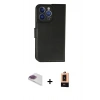 MARSİLYAN™- iPhone 13 Pro Max Kılıf Siluet Işık Serisi - Şeffaf Maxco Cam Ekran Koruyucu + Pers Alüminyum Kamera Lens - GI