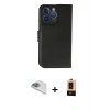 MARSİLYAN™- iPhone 13 Pro Max Kılıf Siluet Işık Serisi - Şeffaf Maxco Cam Ekran Koruyucu + Pers Alüminyum Kamera Lens - SABE