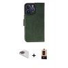MARSİLYAN™- iPhone 13 Pro Max Kılıf Siluet Işık Serisi - Şeffaf Maxco Cam Ekran Koruyucu + Pers Alüminyum Kamera Lens - GI