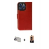 MARSİLYAN™- iPhone 13 Pro Max Kılıf Siluet Işık Serisi - Şeffaf Maxco Cam Ekran Koruyucu + Rainbow Kamera Lens Koruma Cam - MR