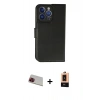 MARSİLYAN™- iPhone 13 Pro Max Kılıf Siluet Işık Serisi - Şeffaf Maxco Cam Ekran Koruyucu + Rainbow Kamera Lens Koruma Cam - KI