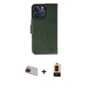 MARSİLYAN™- iPhone 13 Pro Max Kılıf Siluet Işık Serisi - Şeffaf Maxco Cam Ekran Koruyucu + Rainbow Kamera Lens Koruma Cam - KI