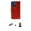 MARSİLYAN™- iPhone 13 Pro Max Kılıf Siluet Işık Serisi - Şeffaf Maxco Cam Ekran Koruyucu + Renkli Kamera Lens Koruma Cam - YL